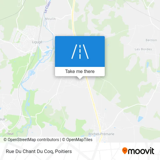 Mapa Rue Du Chant Du Coq