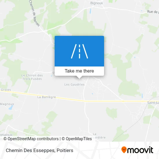 Chemin Des Esseppes map