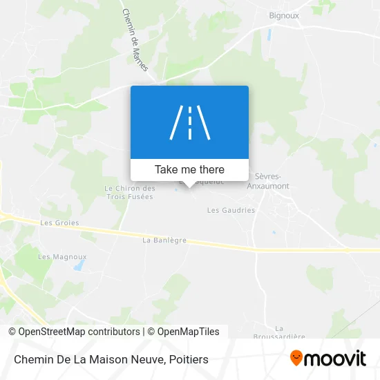Chemin De La Maison Neuve map
