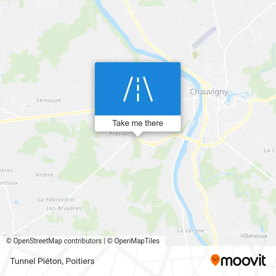 Tunnel Piéton map