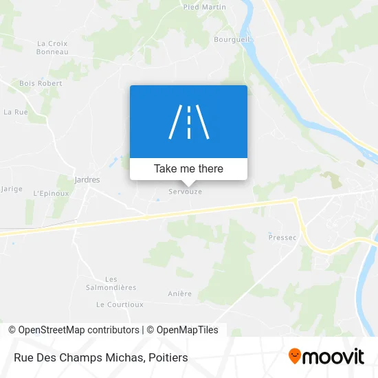 Mapa Rue Des Champs Michas