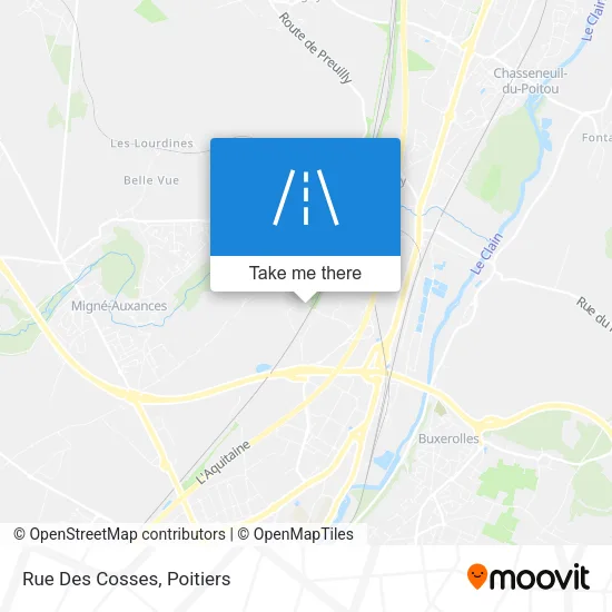 Rue Des Cosses map