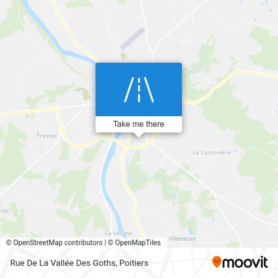 Rue De La Vallée Des Goths map