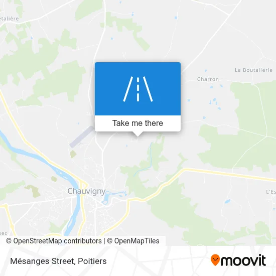 Rue Des Mésanges map