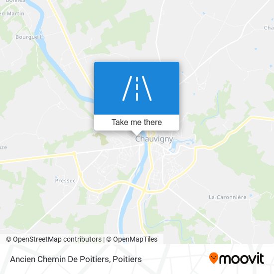 Ancien Chemin De Poitiers map