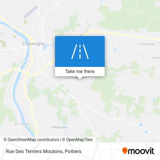 Rue Des Terriers Moutons map