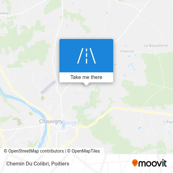 Chemin Du Colibri map