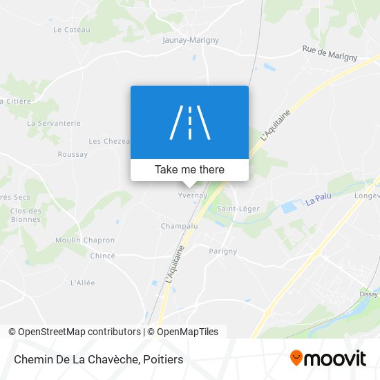 Chemin De La Chavèche map