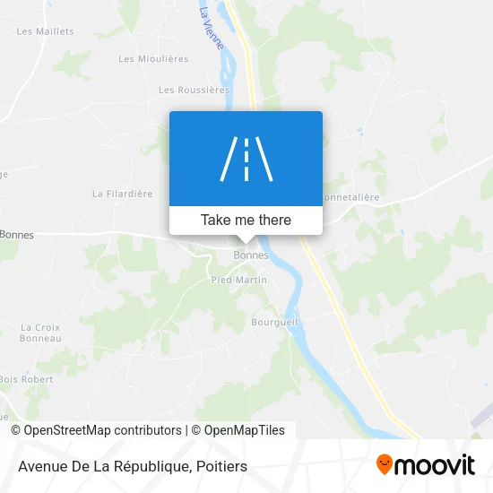 Avenue De La République map