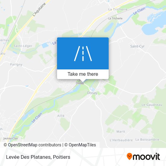 Levée Des Platanes map