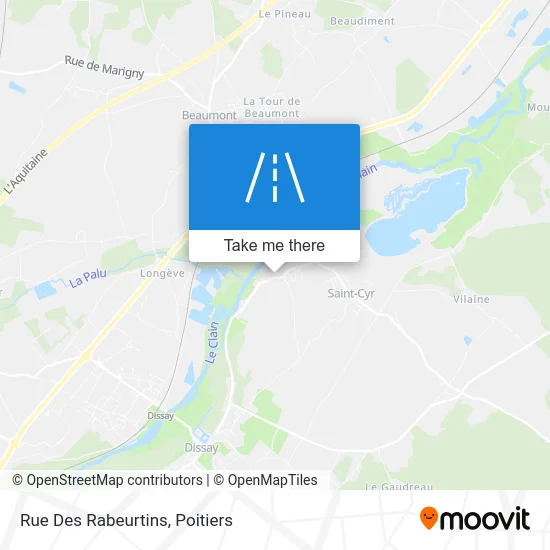 Rue Des Rabeurtins map