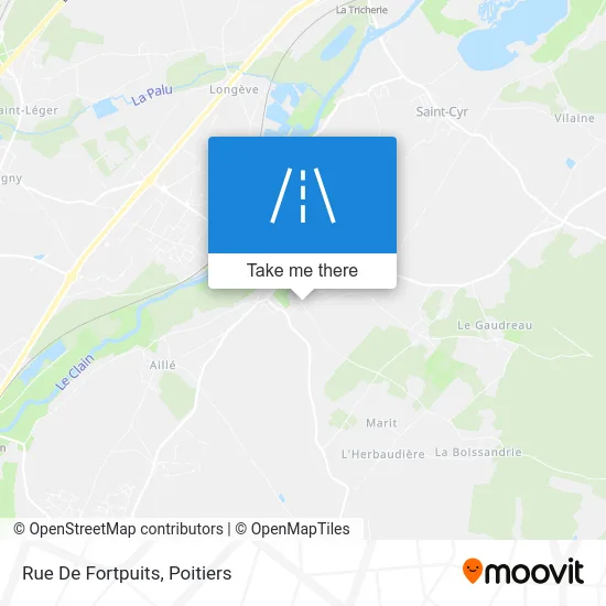 Mapa Rue De Fortpuits