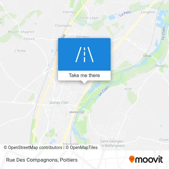 Mapa Rue Des Compagnons