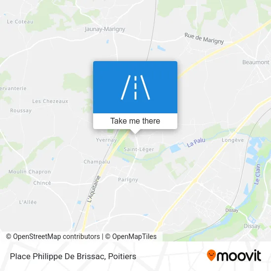 Place Philippe De Brissac map