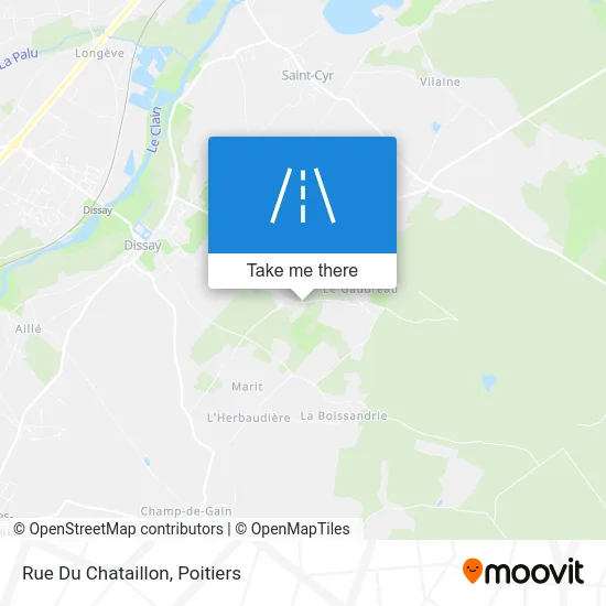 Mapa Rue Du Chataillon