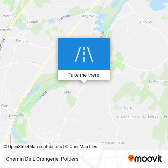 Chemin De L'Orangerie map