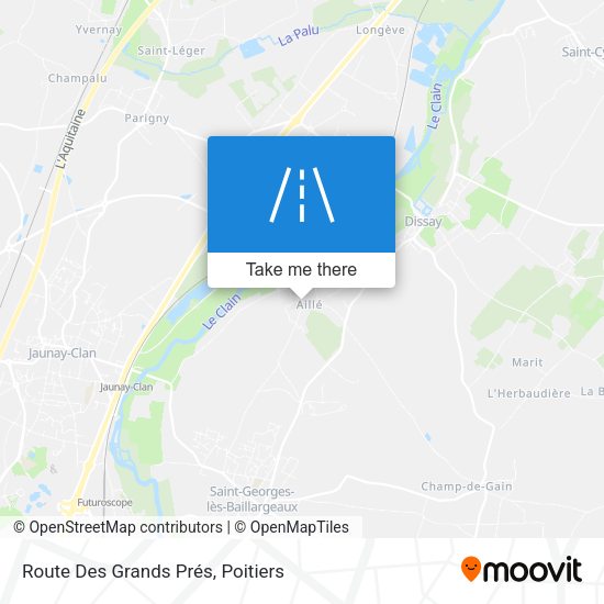 Route Des Grands Prés map