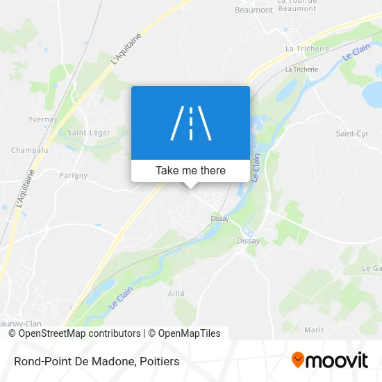 Rond-Point De Madone map