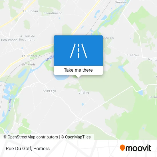Rue Du Golf map