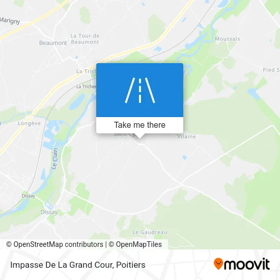 Impasse De La Grand Cour map