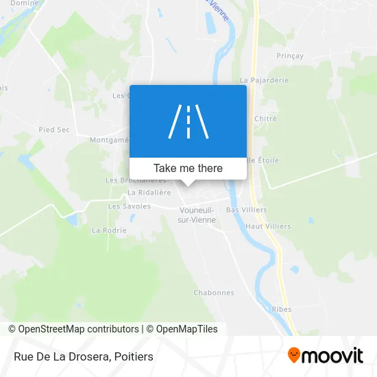 Rue De La Drosera map