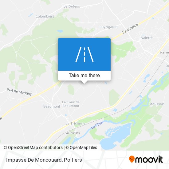 Mapa Impasse De Moncouard