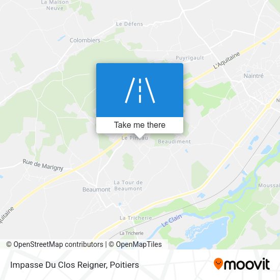 Impasse Du Clos Reigner map