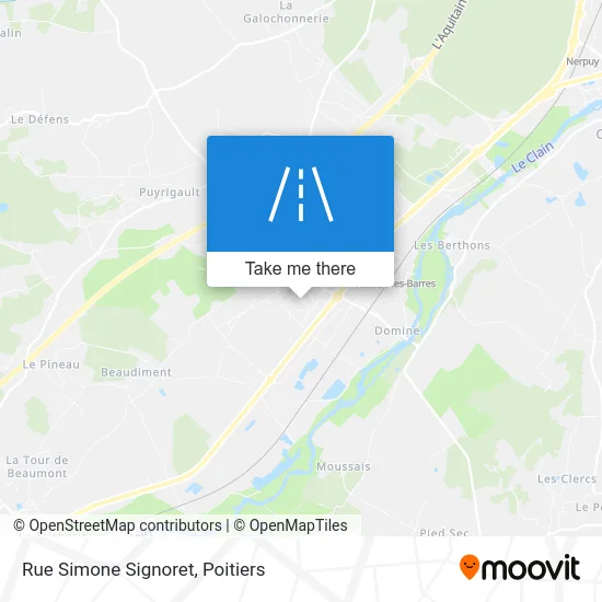 Rue Simone Signoret map