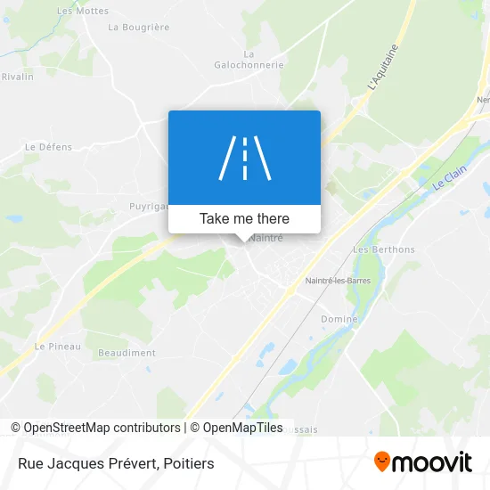 Rue Jacques Prévert map