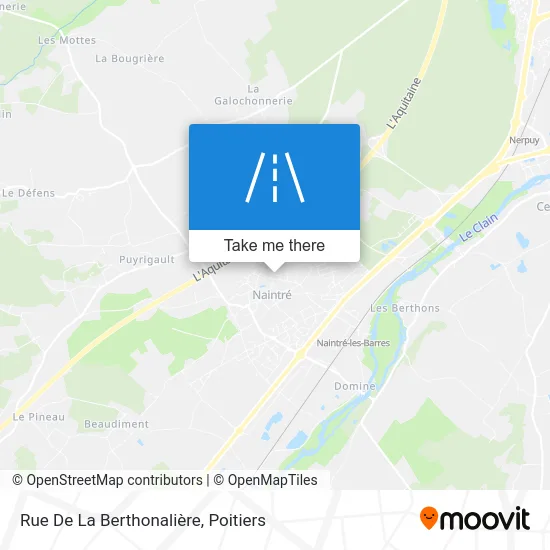 Rue De La Berthonalière map