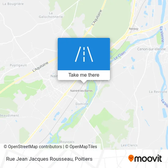 Rue Jean Jacques Rousseau map