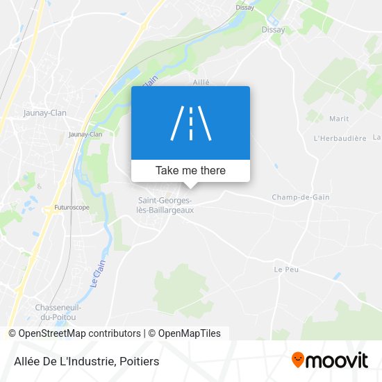 Allée De L'Industrie map