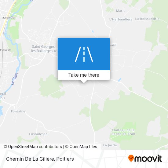 Chemin De La Gilière map
