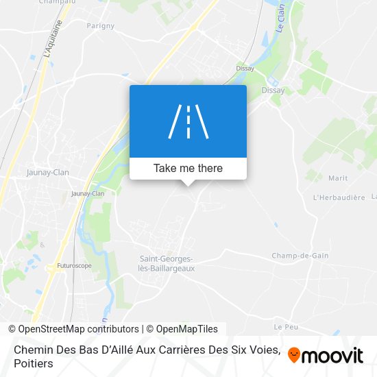 Chemin Des Bas D’Aillé Aux Carrières Des Six Voies map