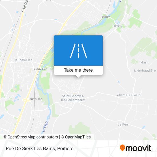 Rue De Sierk Les Bains map