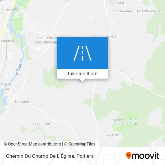 Chemin Du Champ De L’Église map