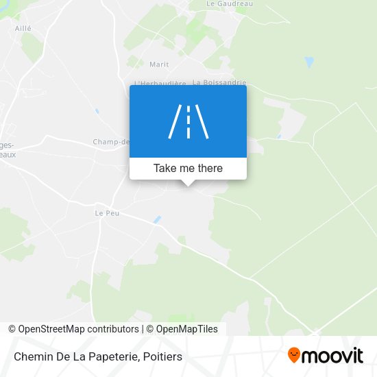 Chemin De La Papeterie map