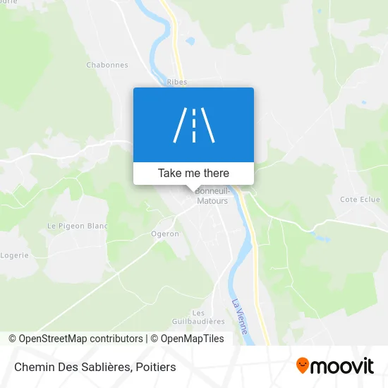 Chemin Des Sablières map