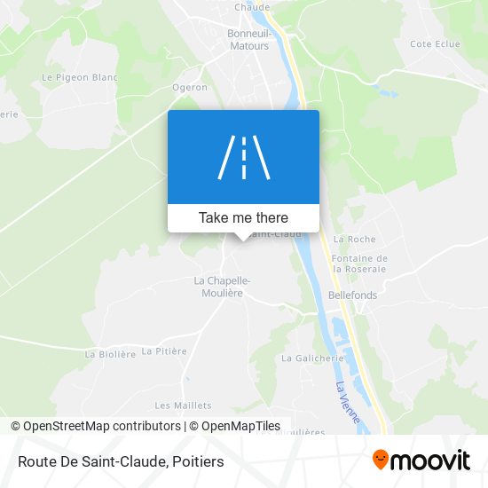 Route De Saint-Claude map