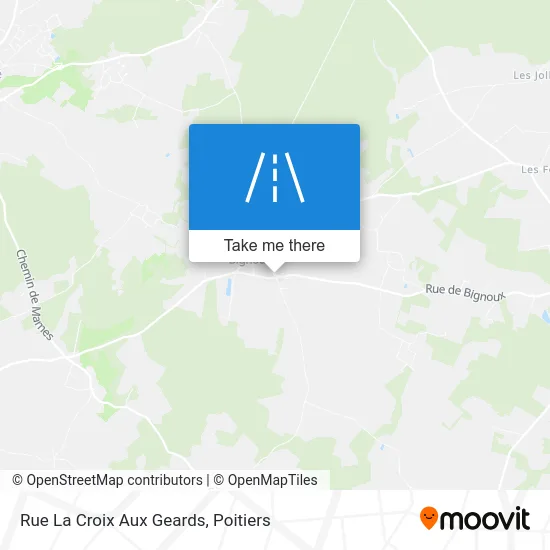 Rue La Croix Aux Geards map