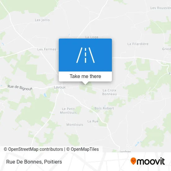 Rue De Bonnes map