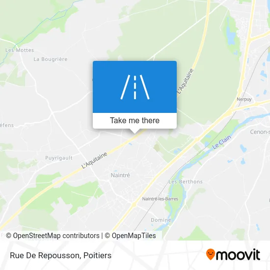 Mapa Rue De Repousson