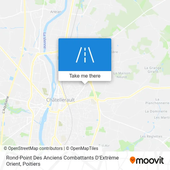 Rond-Point Des Anciens Combattants D'Extrème Orient map