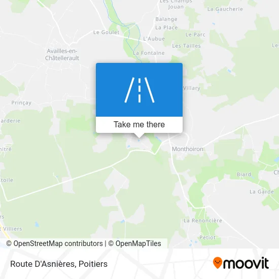 Route D'Asnières map