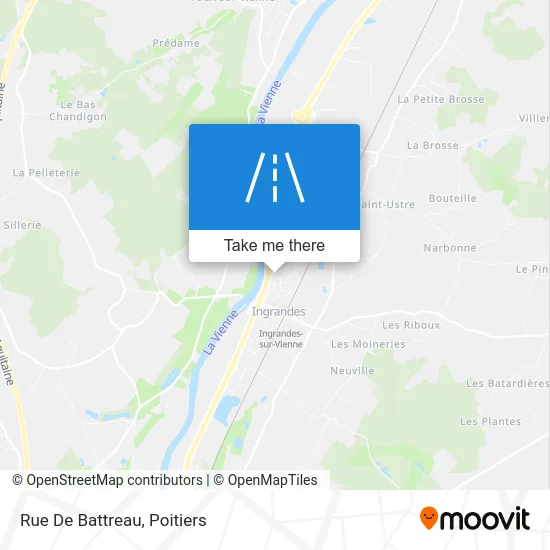 Mapa Rue De Battreau