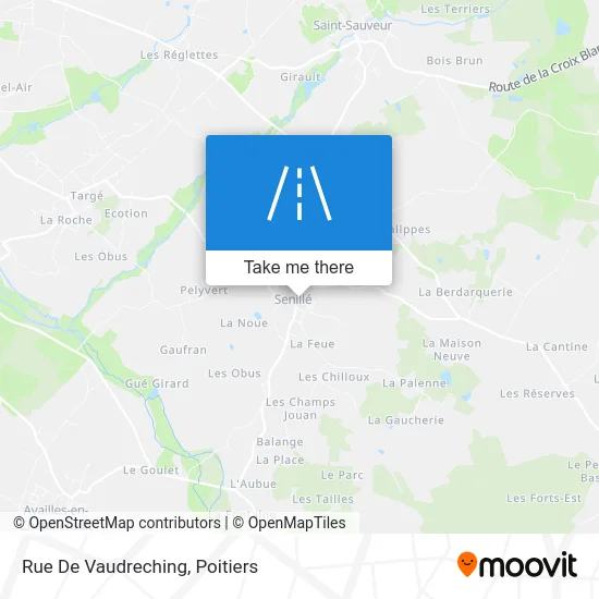 Rue De Vaudreching map