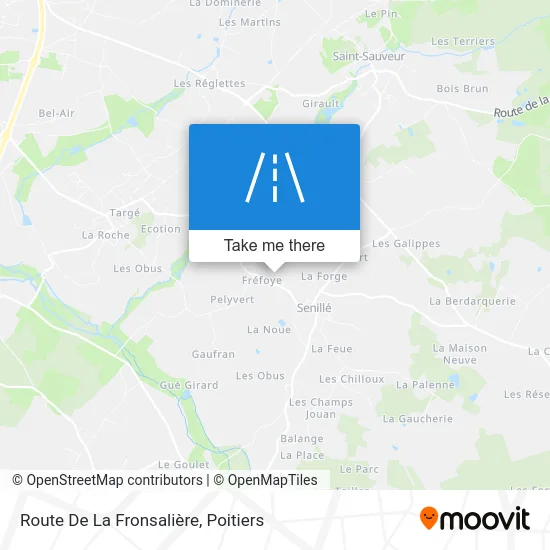 Route De La Fronsalière map
