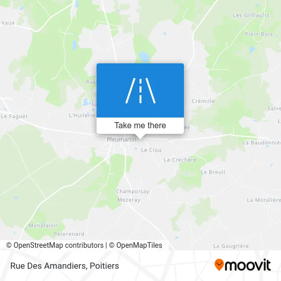 Rue Des Amandiers map
