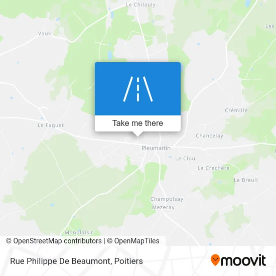 Rue Philippe De Beaumont map