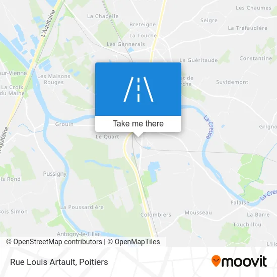Rue Louis Artault map